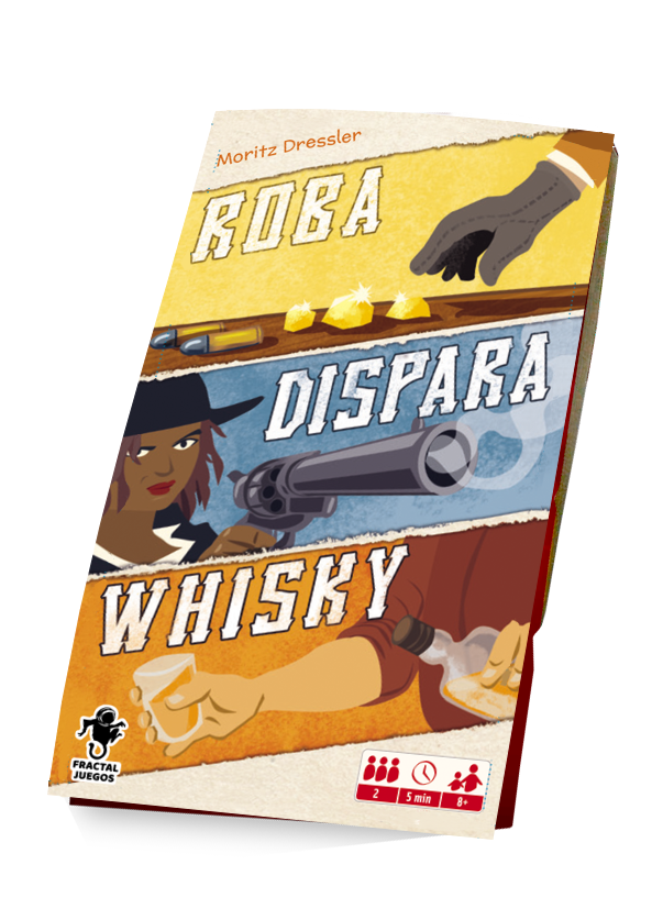 ROBA. DISPARA. WHISKY